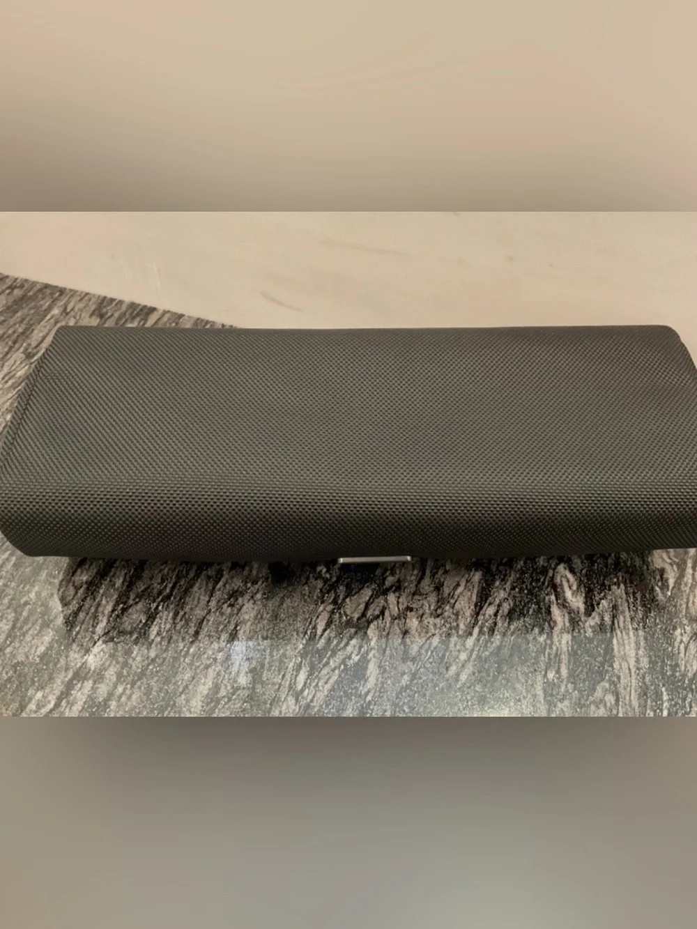 NEW - TUMI Zippered Ballistic Nylon Pencil Case - Cord Pouch - SOLID BLACK